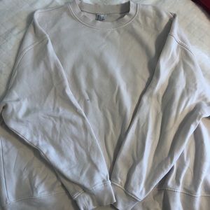 Oversized crewneck sweatshirt